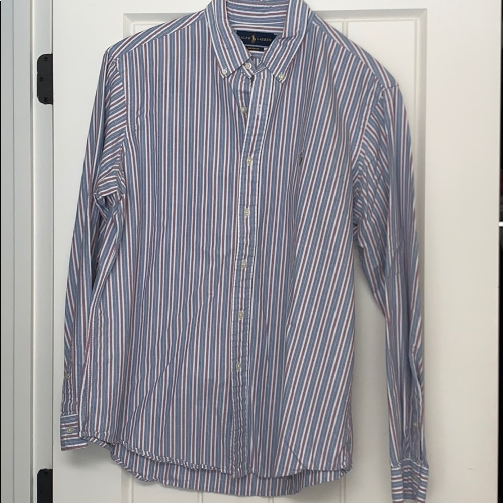 Ralph Lauren Custom Fit Striped Button Down